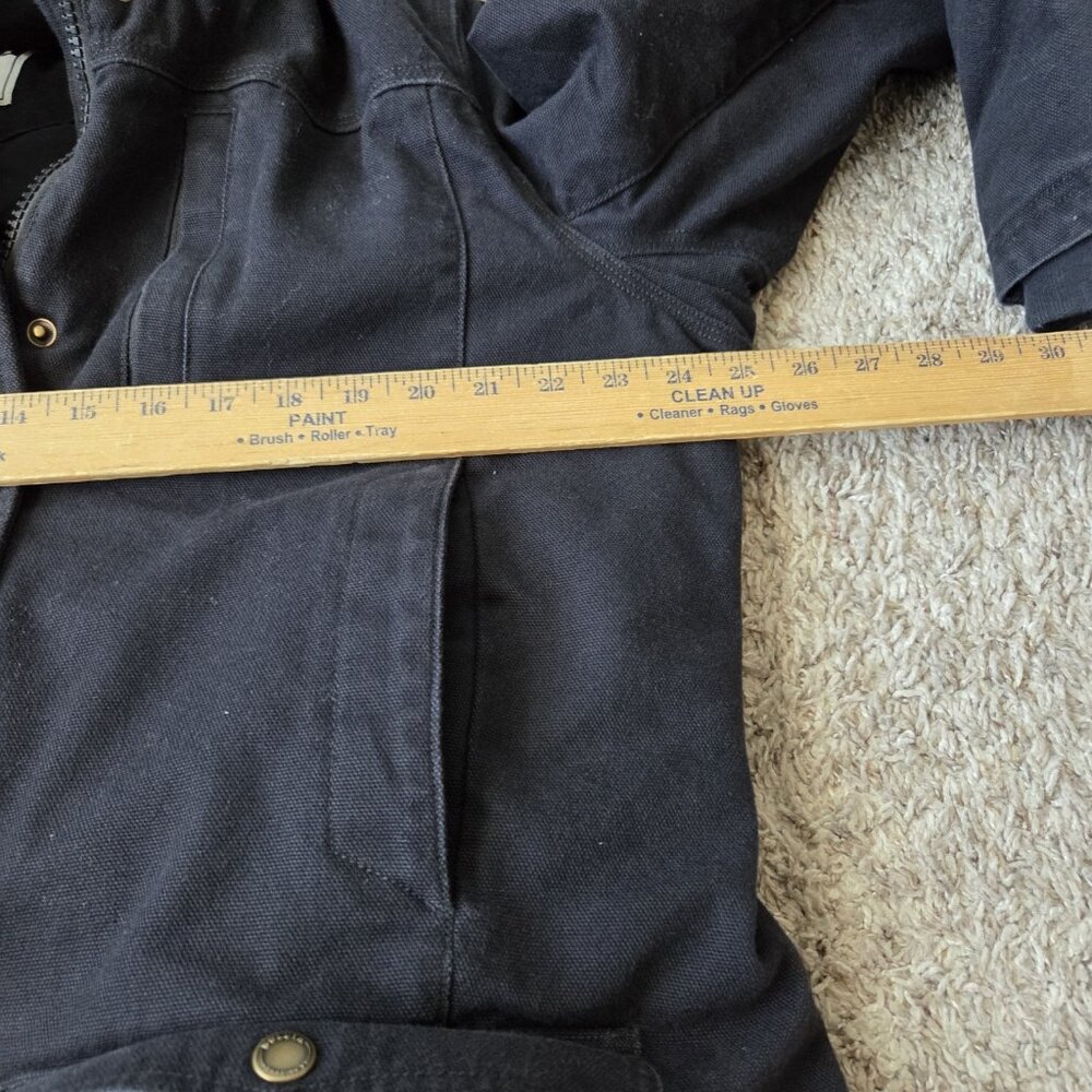 Duluth Trading Superior Fire Hose Insulated Parka Winter Coat Women’s XL Black - Picture 5 of 8